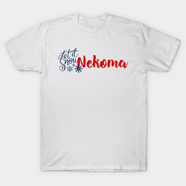 Nekoma - Let it Snow T-Shirt by ArtDesignDE